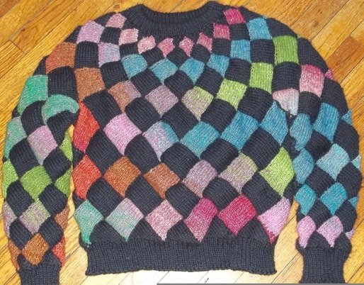 Entrelac Sweater